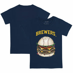 Milwaukee Brewers Tiny Turnip Youth Burger T-Shirt - MLB T-shirts