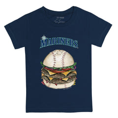 Seattle Mariners Tiny Turnip Youth Burger T-Shirt - MLB T-shirts
