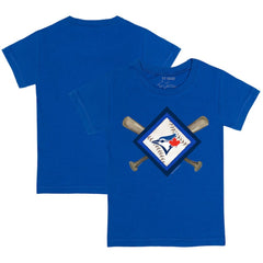 Toronto Blue Jays Tiny Turnip Youth Diamond Cross Bats T-Shirt - MLB T-shirts