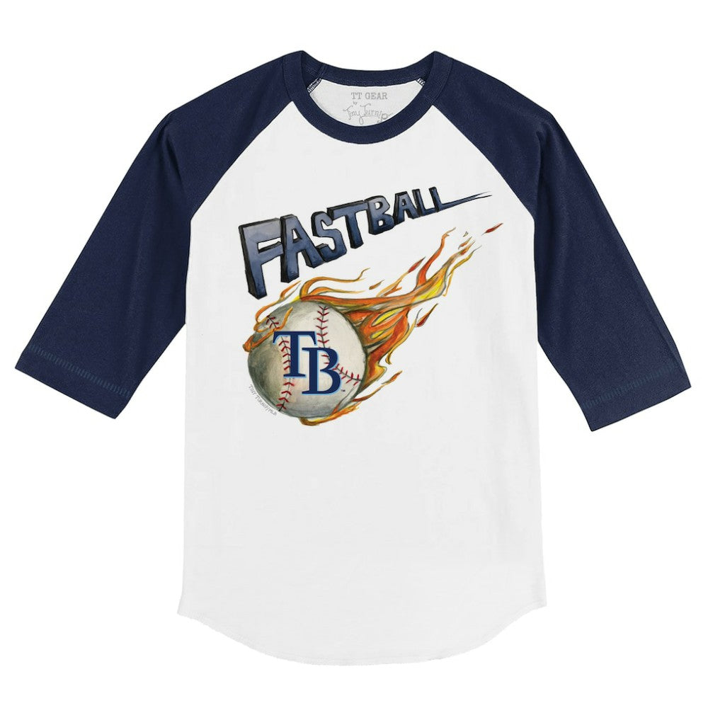 Tampa Bay Rays Tiny Turnip Youth Fastball 3/4-Sleeve Raglan T-Shirt - MLB T-shirts
