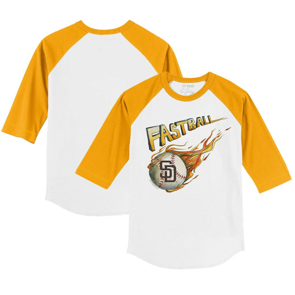 San Diego Padres Tiny Turnip Youth Fastball 3/4-Sleeve Raglan T-Shirt - MLB T-shirts