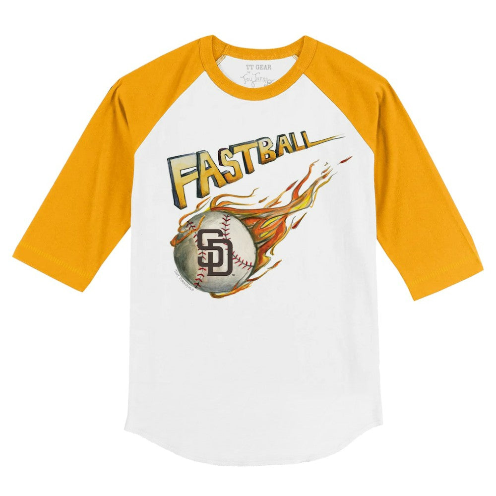 San Diego Padres Tiny Turnip Youth Fastball 3/4-Sleeve Raglan T-Shirt - MLB T-shirts