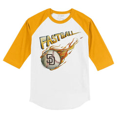 San Diego Padres Tiny Turnip Youth Fastball 3/4-Sleeve Raglan T-Shirt - MLB T-shirts