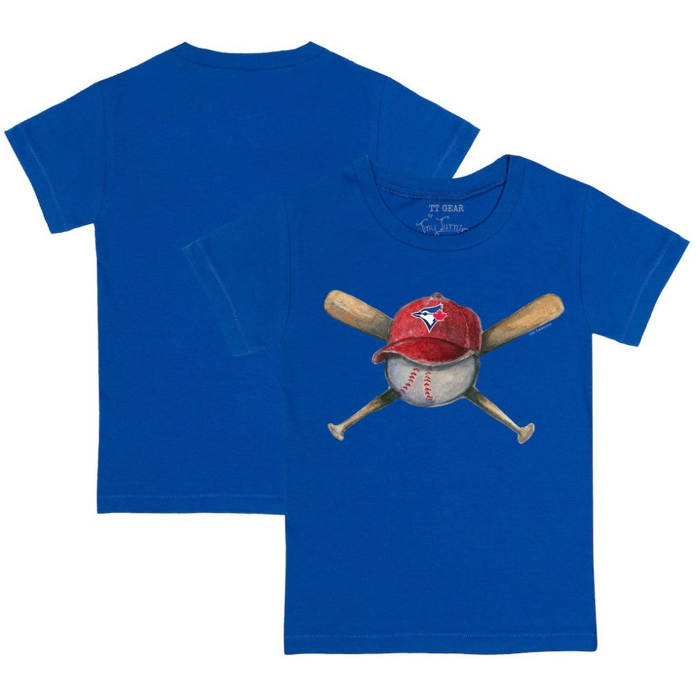 Toronto Blue Jays Tiny Turnip Youth Hat Crossbats T-Shirt - MLB Hats