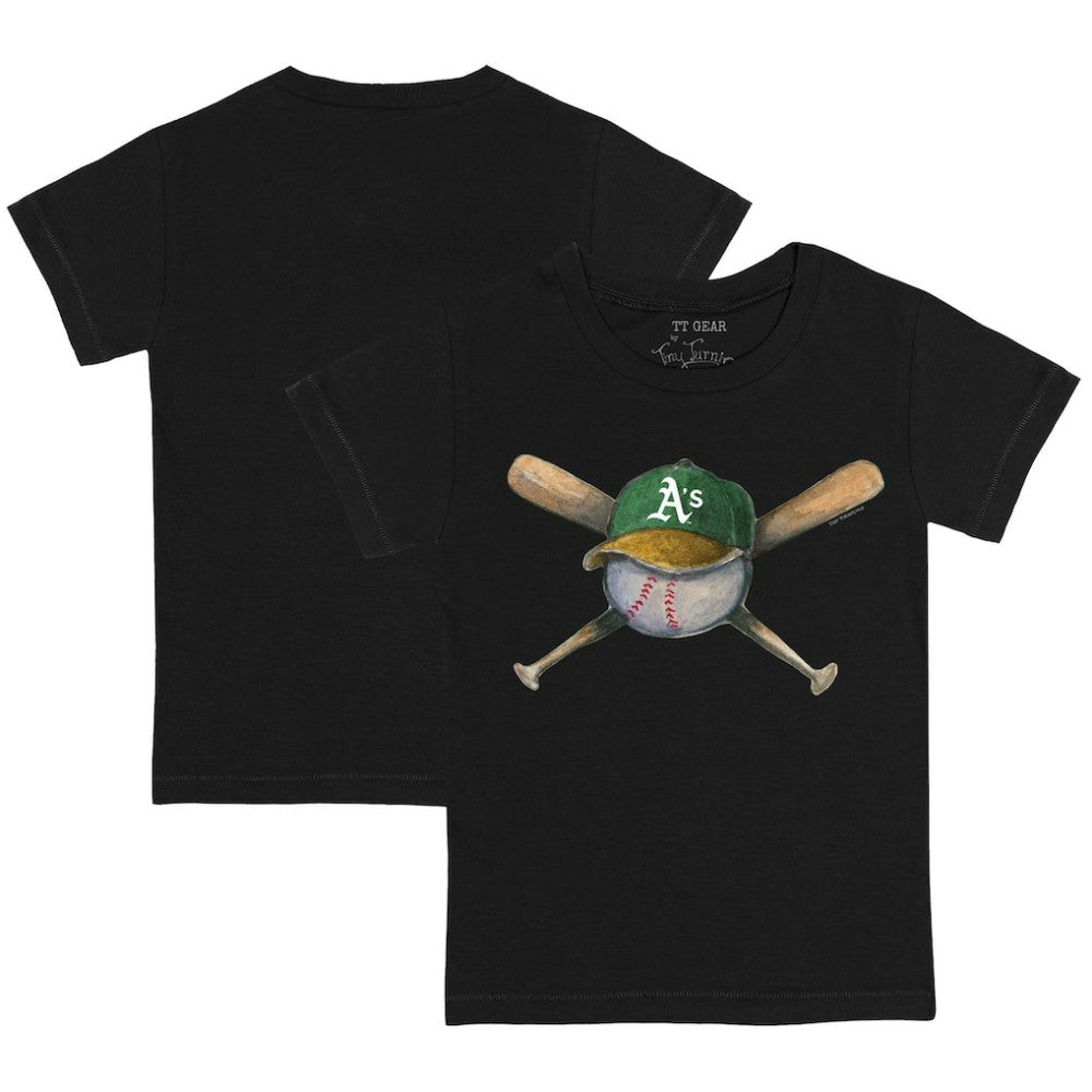 Athletics Tiny Turnip Youth Hat Crossbats T-Shirt - MLB Hats