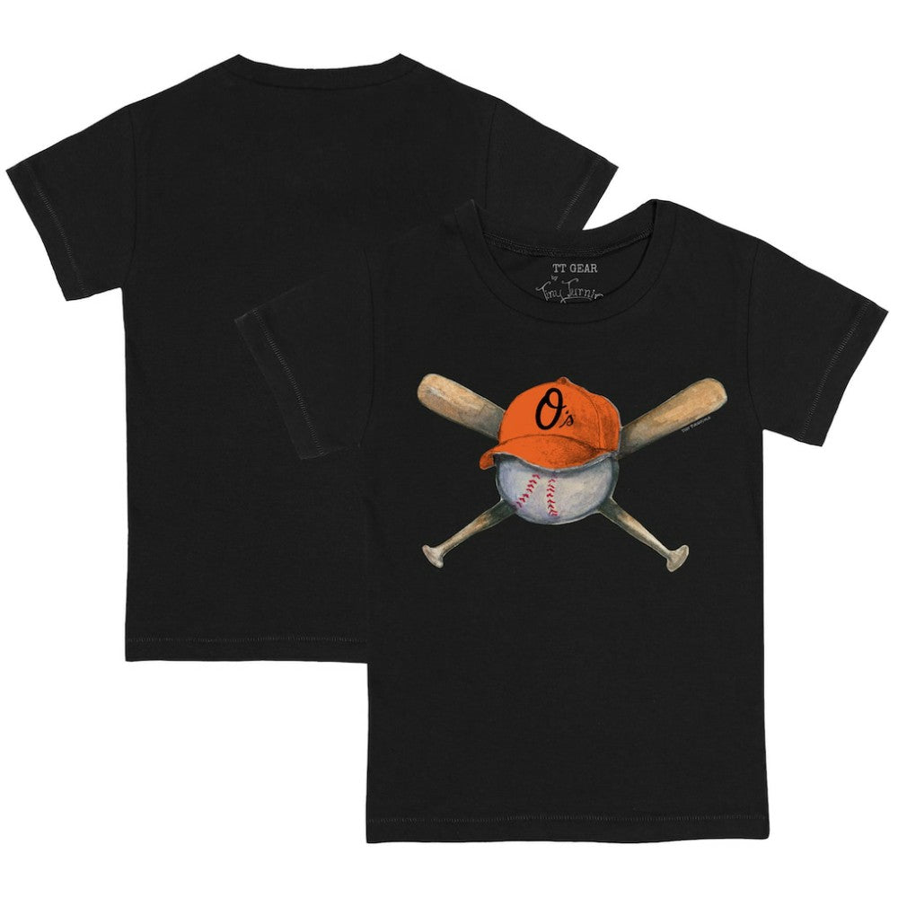 Baltimore Orioles Tiny Turnip Youth Hat Crossbats T-Shirt - MLB Hats