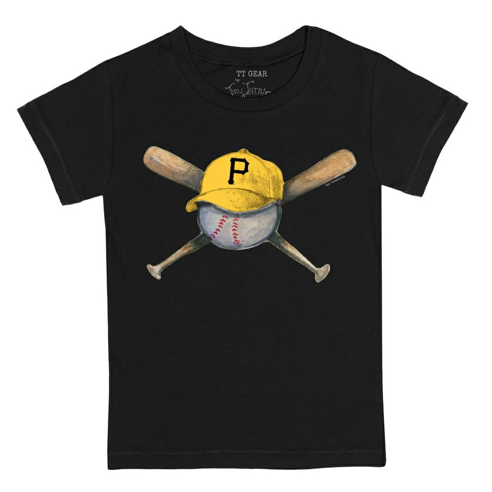 Pittsburgh Pirates Tiny Turnip Youth Hat Crossbats T-Shirt - MLB Hats