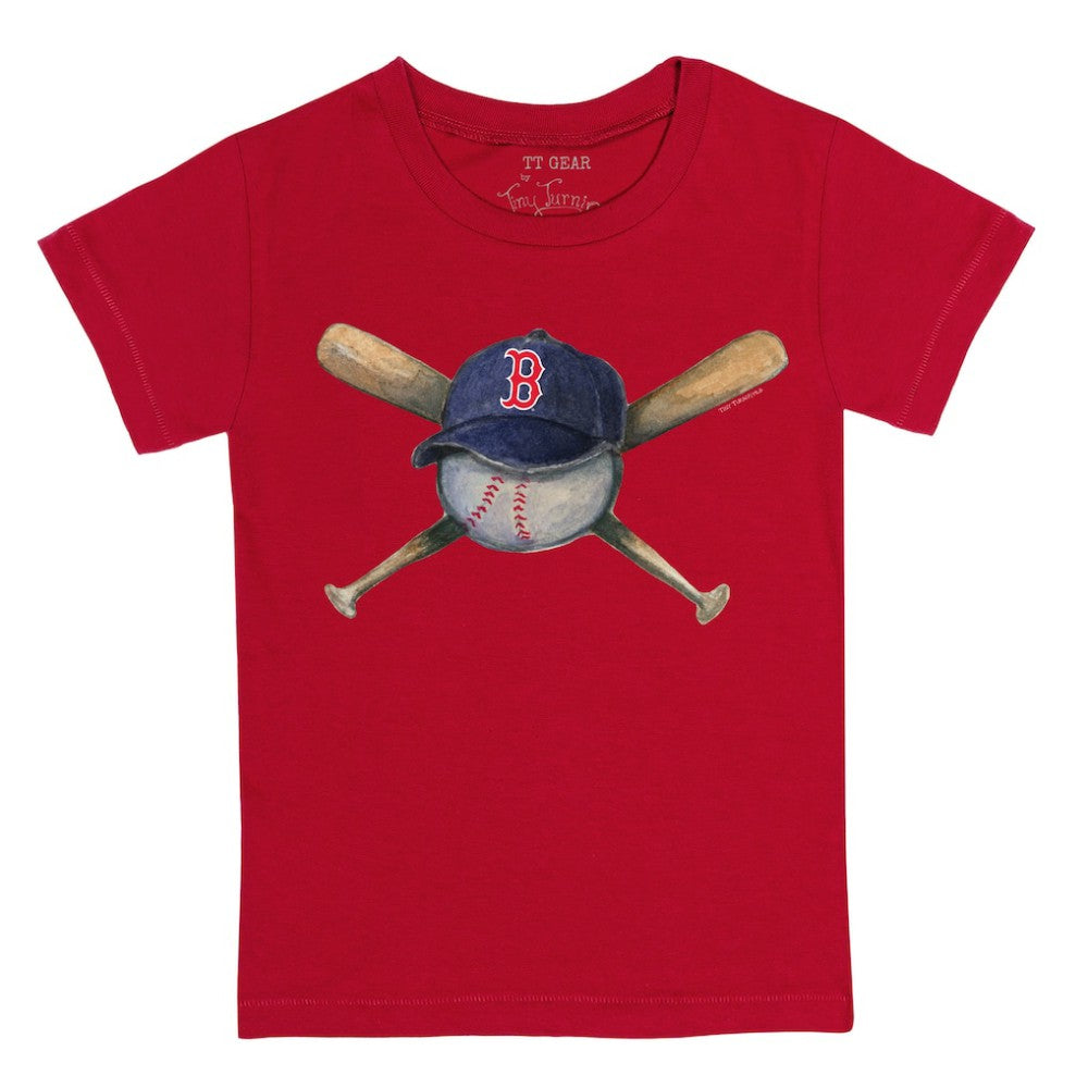 Boston Red Sox Tiny Turnip Youth Hat Crossbats T-Shirt - MLB Hats