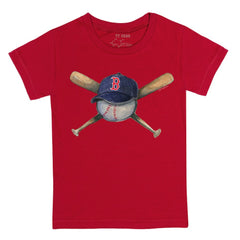 Boston Red Sox Tiny Turnip Youth Hat Crossbats T-Shirt - MLB Hats
