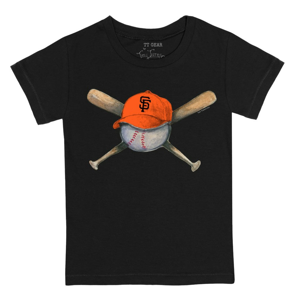 San Francisco Giants Tiny Turnip Youth Hat Crossbats T-Shirt - MLB Hats