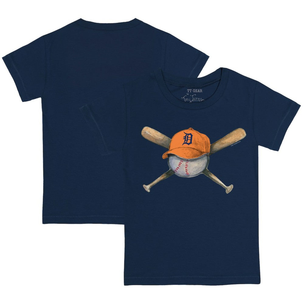 Detroit Tigers Tiny Turnip Youth Hat Crossbats T-Shirt - MLB Hats