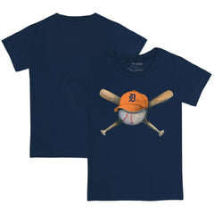Detroit Tigers Tiny Turnip Youth Hat Crossbats T-Shirt - MLB Hats