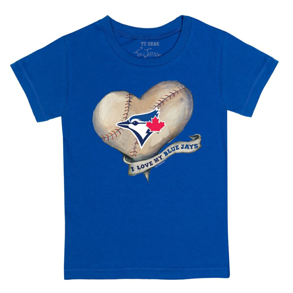 Toronto Blue Jays Tiny Turnip Youth Heart Banner T-Shirt - MLB T-shirts