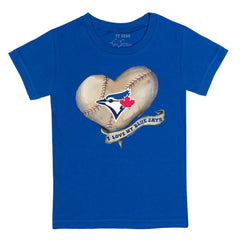 Toronto Blue Jays Tiny Turnip Youth Heart Banner T-Shirt - MLB T-shirts