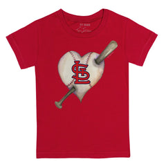 St. Louis Cardinals Tiny Turnip Youth Heart Bat T-Shirt - MLB T-shirts