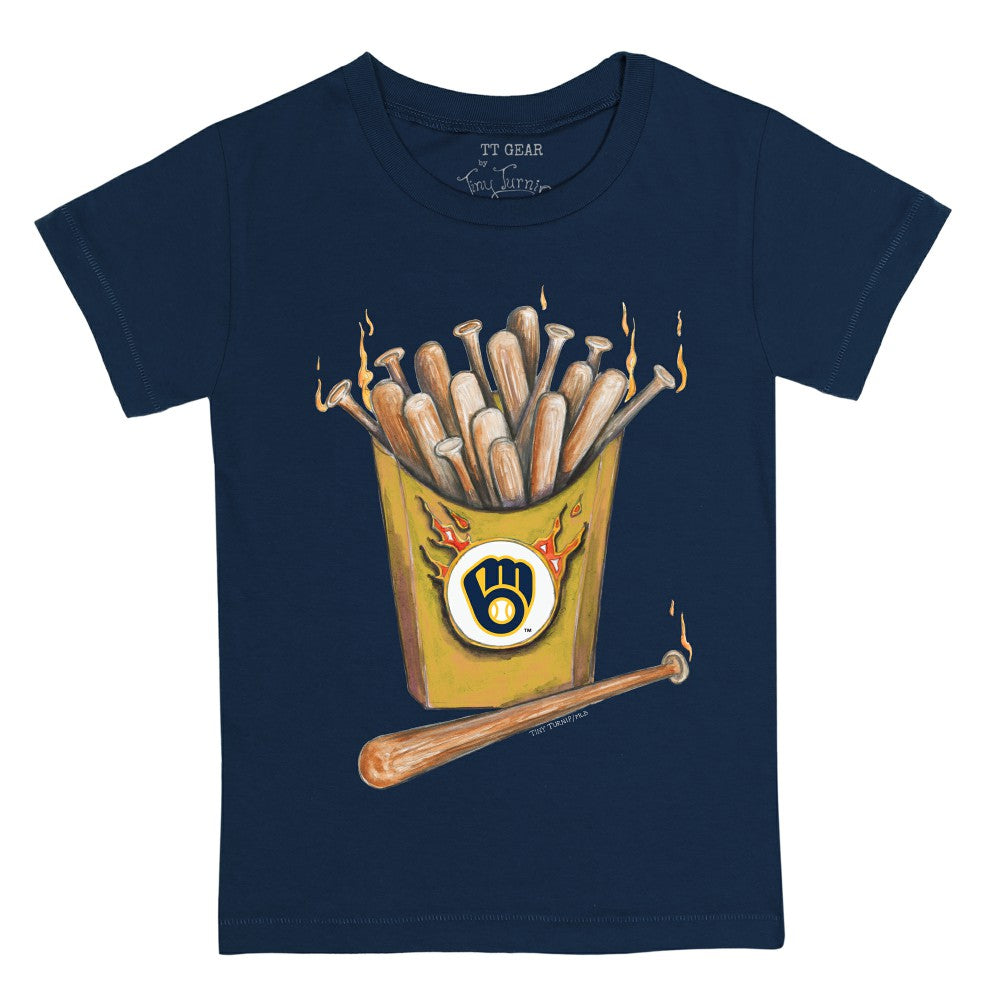 Milwaukee Brewers Tiny Turnip Youth Hot Bats T-Shirt - MLB T-shirts