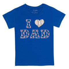 Chicago Cubs Tiny Turnip Youth I Love Dad T-Shirt - MLB T-shirts