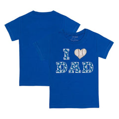Los Angeles Dodgers Tiny Turnip Youth I Love Dad T-Shirt - MLB T-shirts