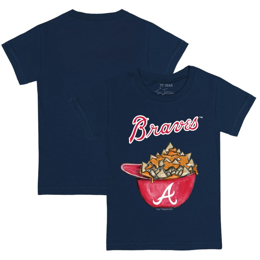 Atlanta Braves Tiny Turnip Youth Nacho Helmet T-Shirt - MLB T-shirts