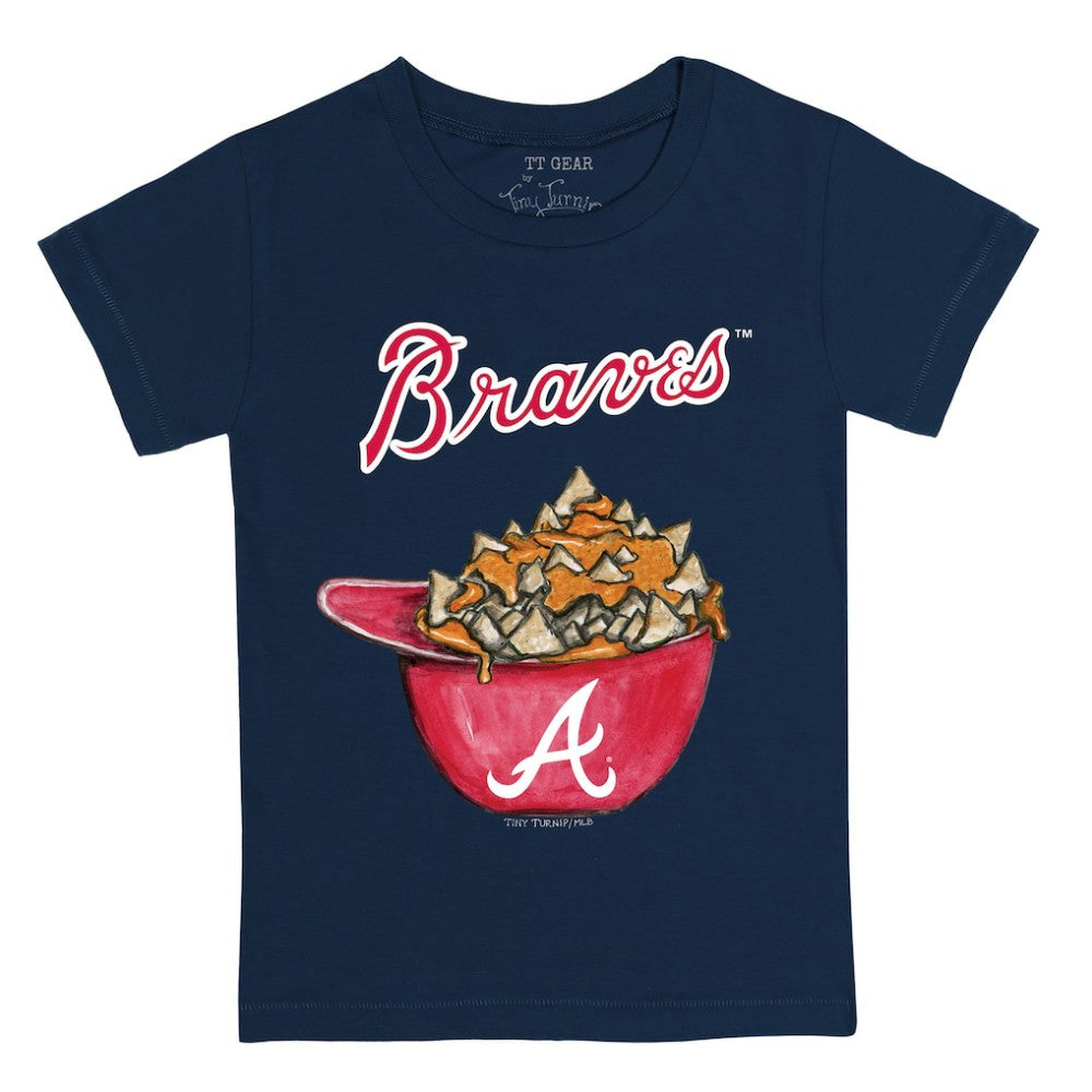 Atlanta Braves Tiny Turnip Youth Nacho Helmet T-Shirt - MLB T-shirts