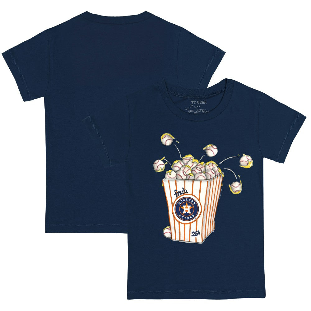 Houston Astros Tiny Turnip Youth Popcorn T-Shirt - MLB T-shirts
