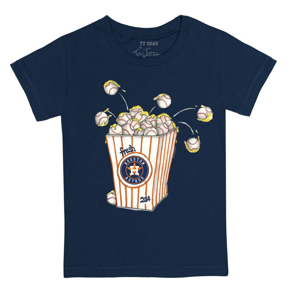 Houston Astros Tiny Turnip Youth Popcorn T-Shirt - MLB T-shirts