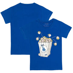 Los Angeles Dodgers Tiny Turnip Youth Popcorn T-Shirt - MLB T-shirts