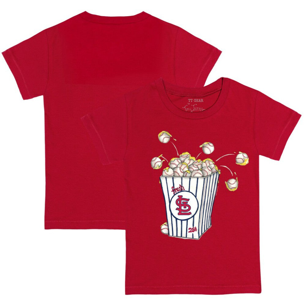 St. Louis Cardinals Tiny Turnip Youth Popcorn T-Shirt - MLB T-shirts