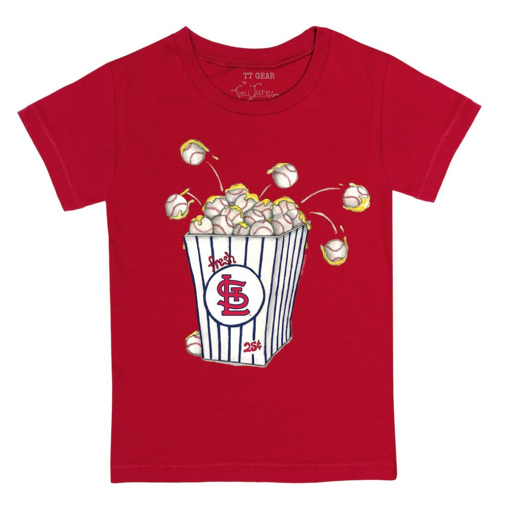 St. Louis Cardinals Tiny Turnip Youth Popcorn T-Shirt - MLB T-shirts