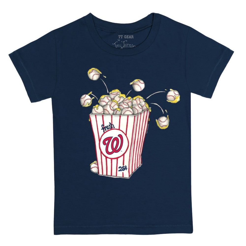 Washington Nationals Tiny Turnip Youth Popcorn T-Shirt - MLB T-shirts