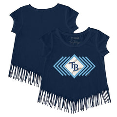 Tampa Bay Rays Tiny Turnip Girls Youth Prism Arrows Fringe T-Shirt - MLB T-shirts