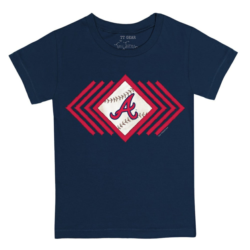 Atlanta Braves Tiny Turnip Youth Prism Arrows T-Shirt - MLB T-shirts