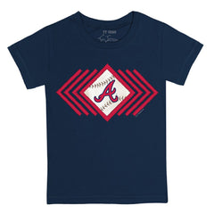 Atlanta Braves Tiny Turnip Youth Prism Arrows T-Shirt - MLB T-shirts