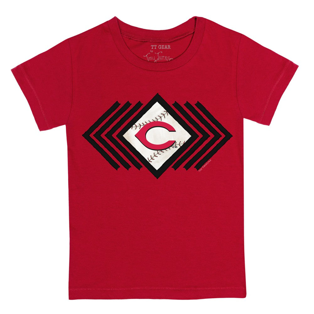 Cincinnati Reds Tiny Turnip Youth Prism Arrows T-Shirt - MLB T-shirts