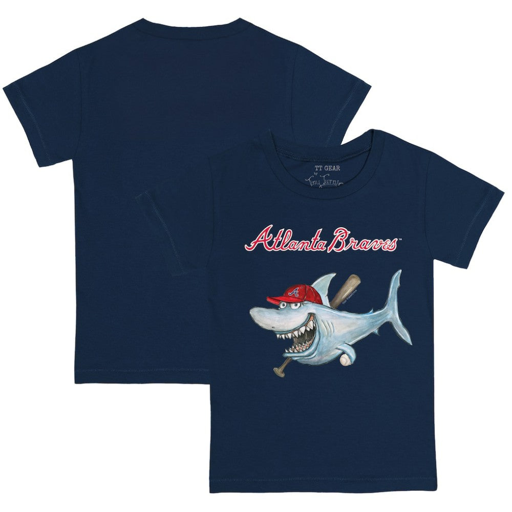 Atlanta Braves Tiny Turnip Youth Shark T-Shirt - MLB T-shirts