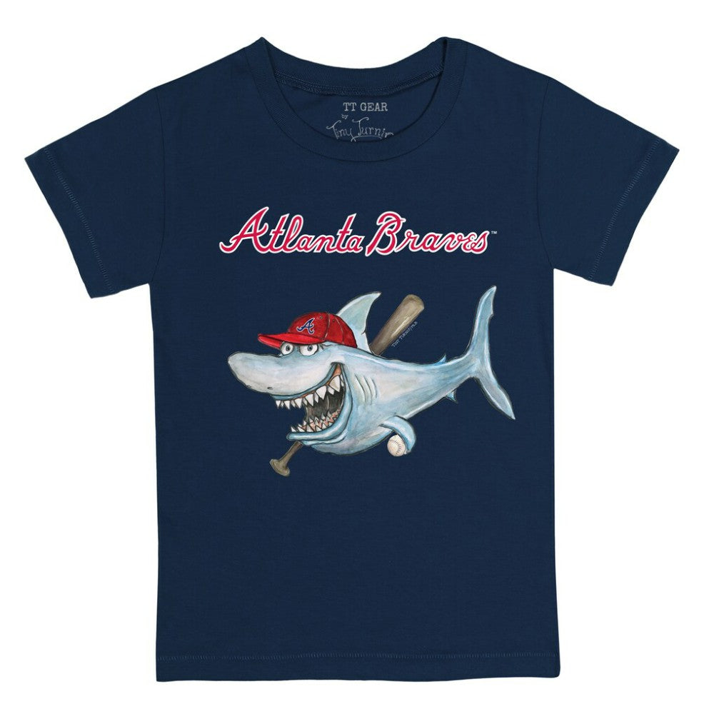 Atlanta Braves Tiny Turnip Youth Shark T-Shirt - MLB T-shirts
