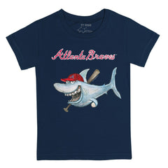 Atlanta Braves Tiny Turnip Youth Shark T-Shirt - MLB T-shirts