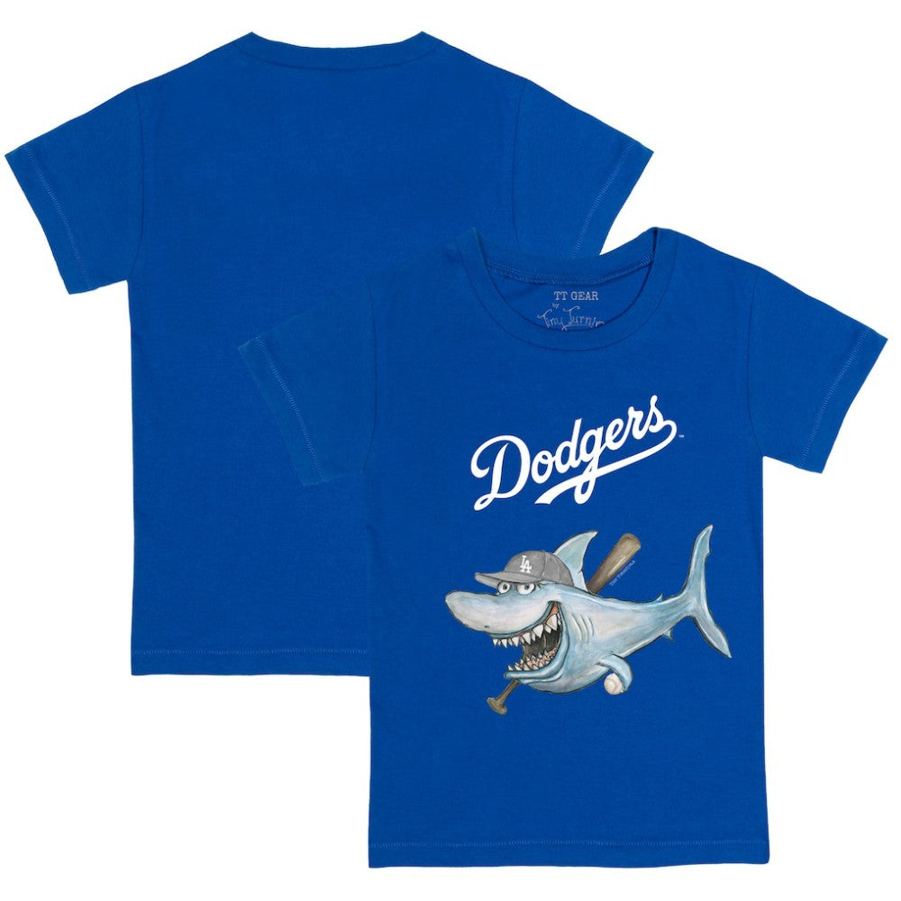 Los Angeles Dodgers Tiny Turnip Youth Shark T-Shirt - MLB T-shirts