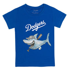 Los Angeles Dodgers Tiny Turnip Youth Shark T-Shirt - MLB T-shirts