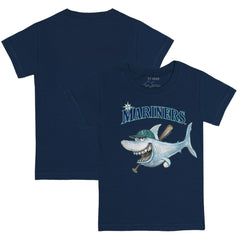 Seattle Mariners Tiny Turnip Youth Shark T-Shirt - MLB T-shirts
