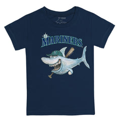 Seattle Mariners Tiny Turnip Youth Shark T-Shirt - MLB T-shirts