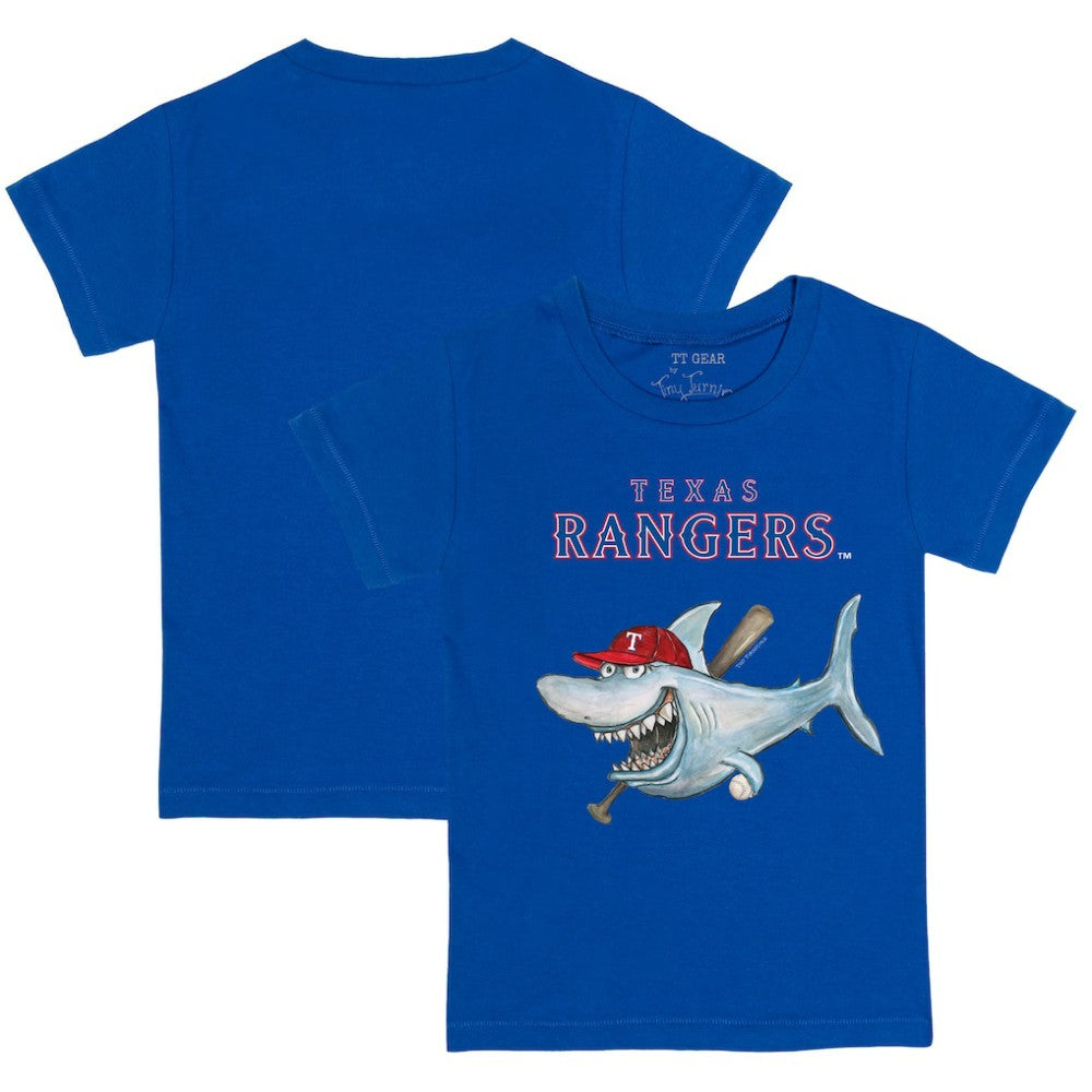 Texas Rangers Tiny Turnip Youth Shark T-Shirt - MLB T-shirts