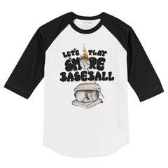 Chicago White Sox Tiny Turnip Youth Smores 3/4-Sleeve Raglan T-Shirt - MLB T-shirts