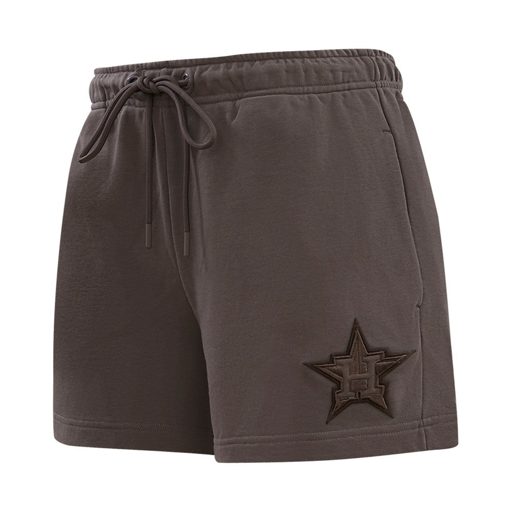 Houston Astros Pro Standard Women's Neutral Fleece Shorts - MLB Shorts