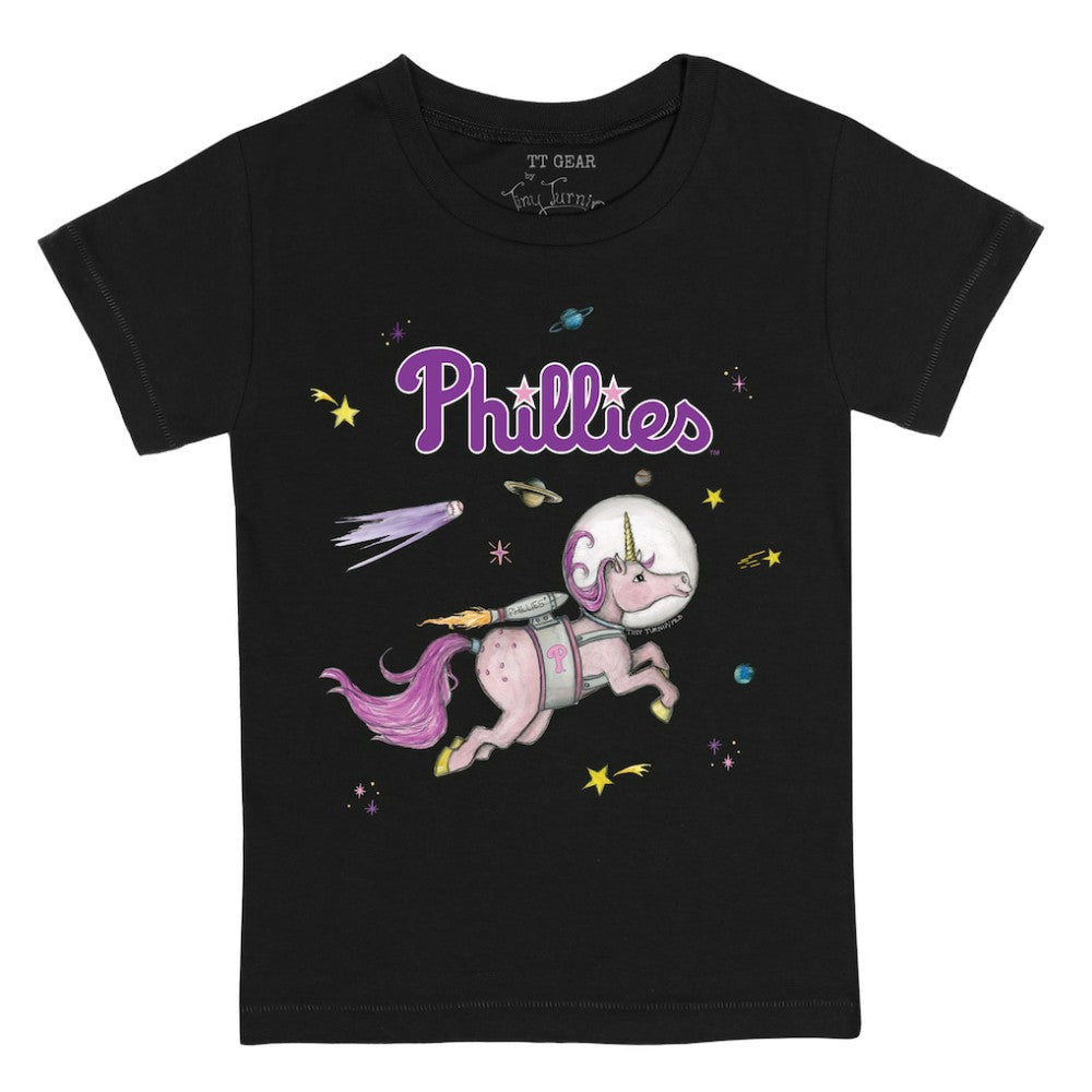 Philadelphia Phillies Tiny Turnip Youth Space Unicorn T-Shirt - MLB T-shirts