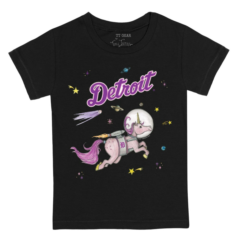 Detroit Tigers Tiny Turnip Youth Space Unicorn T-Shirt - MLB T-shirts