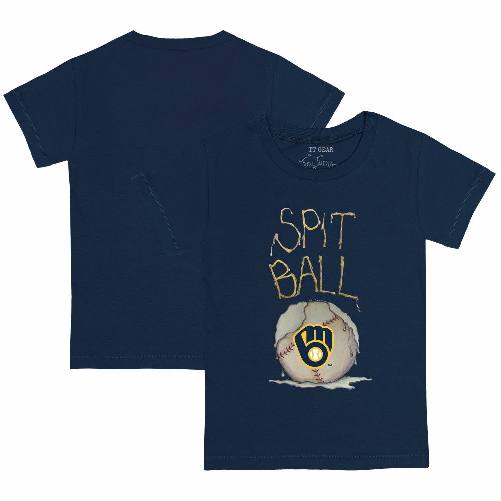 Milwaukee Brewers Tiny Turnip Youth Spit Ball T-Shirt - MLB T-shirts