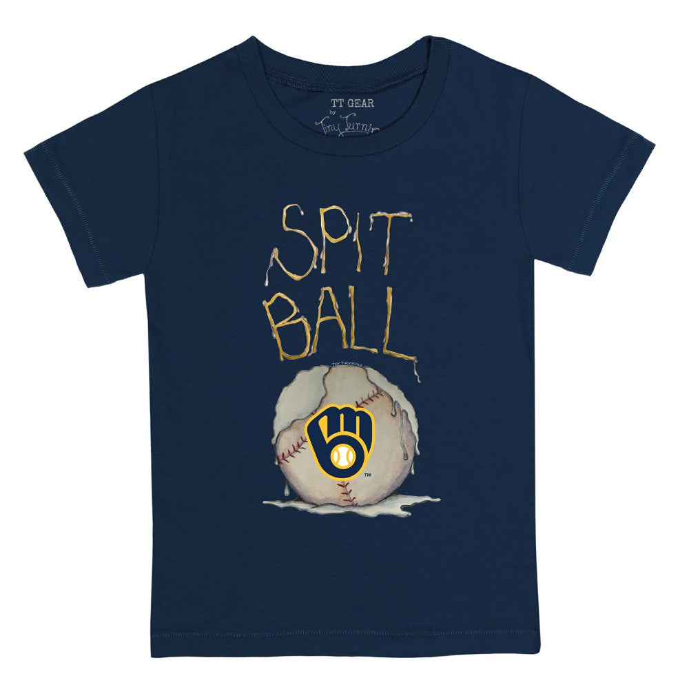 Milwaukee Brewers Tiny Turnip Youth Spit Ball T-Shirt - MLB T-shirts