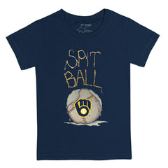 Milwaukee Brewers Tiny Turnip Youth Spit Ball T-Shirt - MLB T-shirts