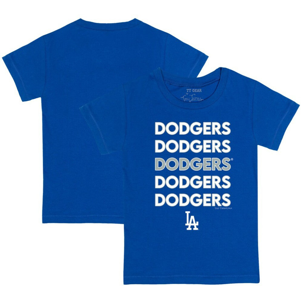 Los Angeles Dodgers Tiny Turnip Youth Stacked T-Shirt - MLB T-shirts